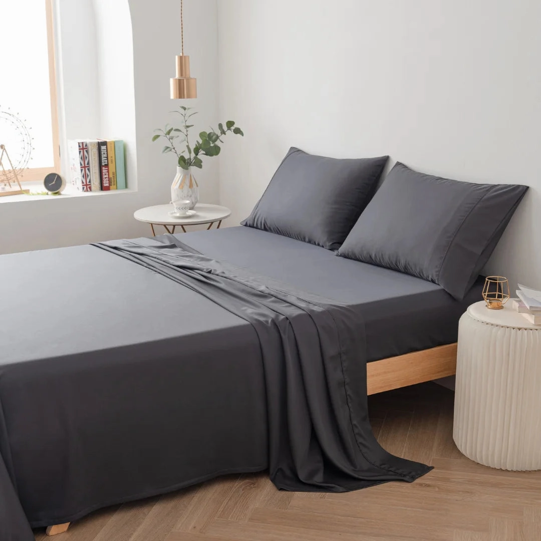 Bamboo Sheet Set - Charcoal