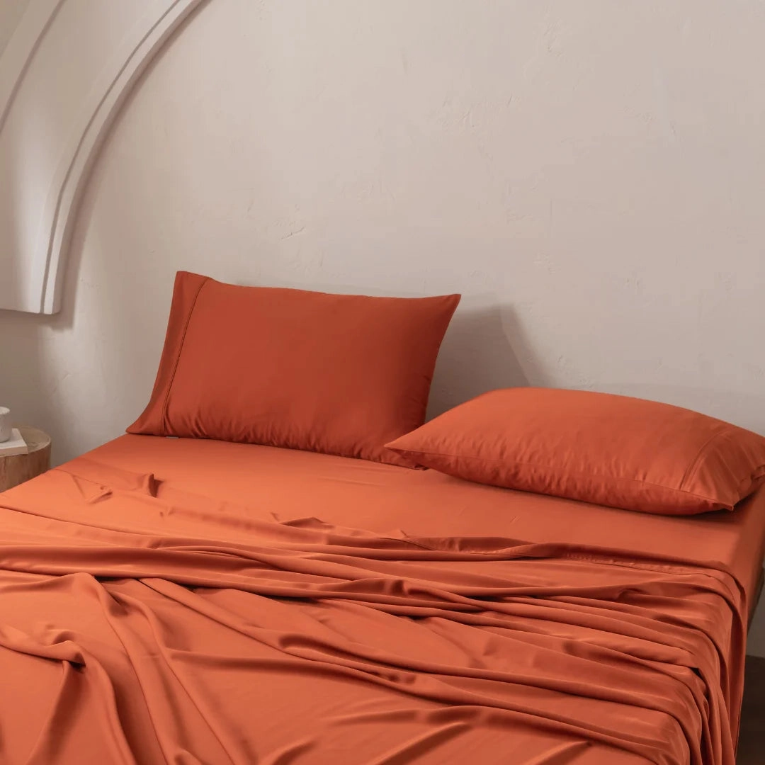 Bamboo Sheet Set - Copper Sunset