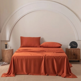 Bamboo Sheet Set - Copper Sunset