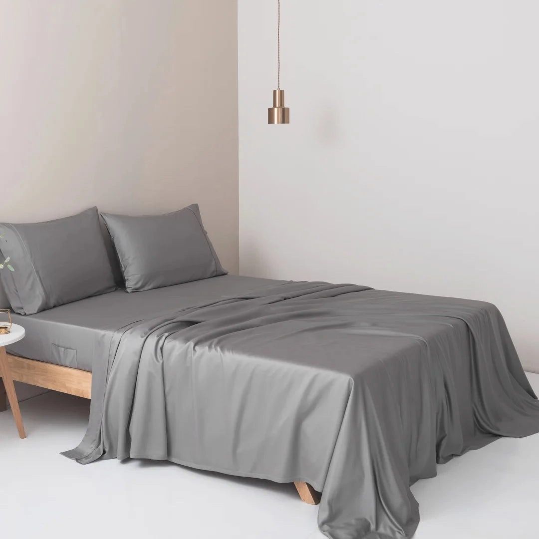Bamboo Sheet Set - Stone Grey