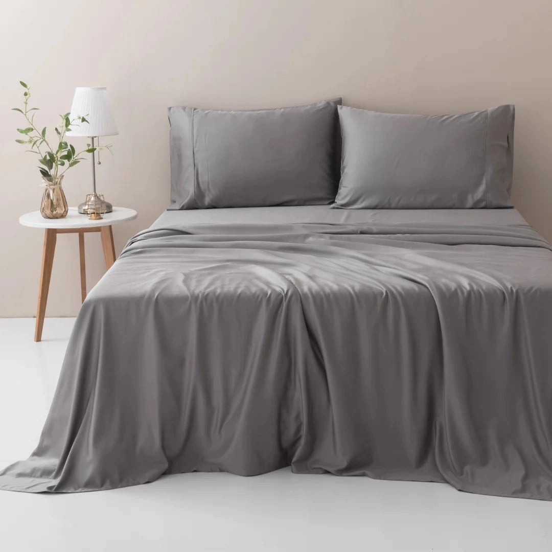 Bamboo Sheet Set - Stone Grey
