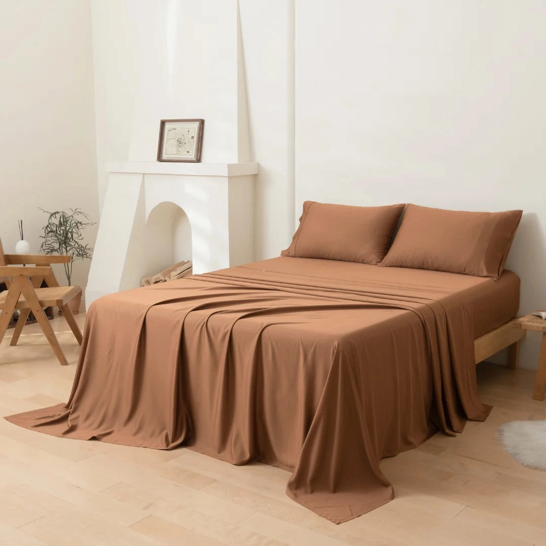 Bamboo Sheet Set - Terracotta