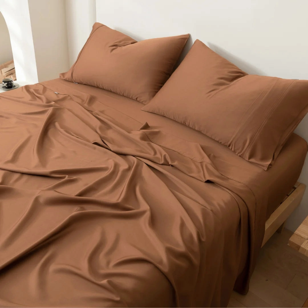 Bamboo Sheet Set - Terracotta
