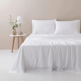 Bamboo Sheet Set - White