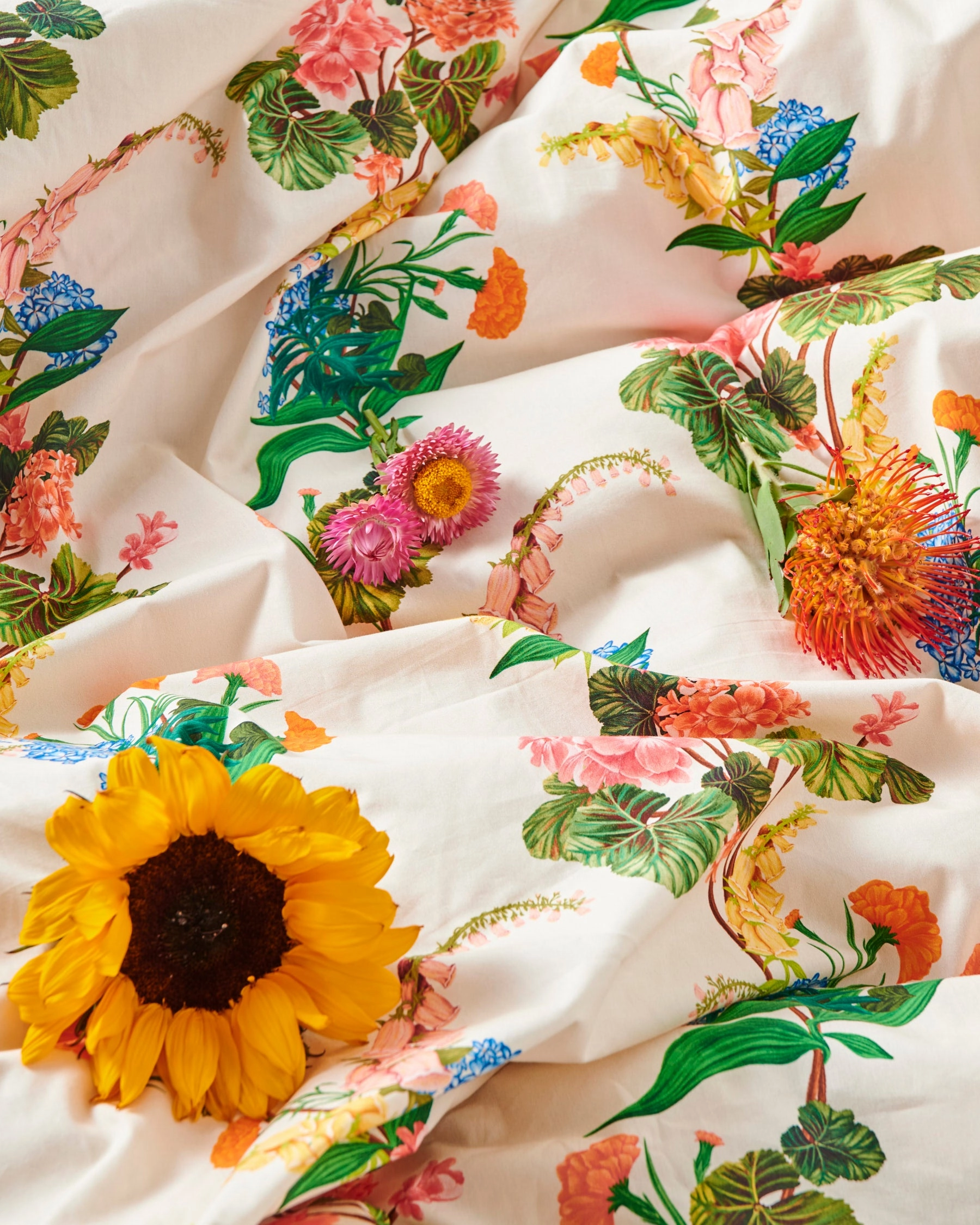 Bouquet Beauty Organic Cotton Flat Sheet (US)