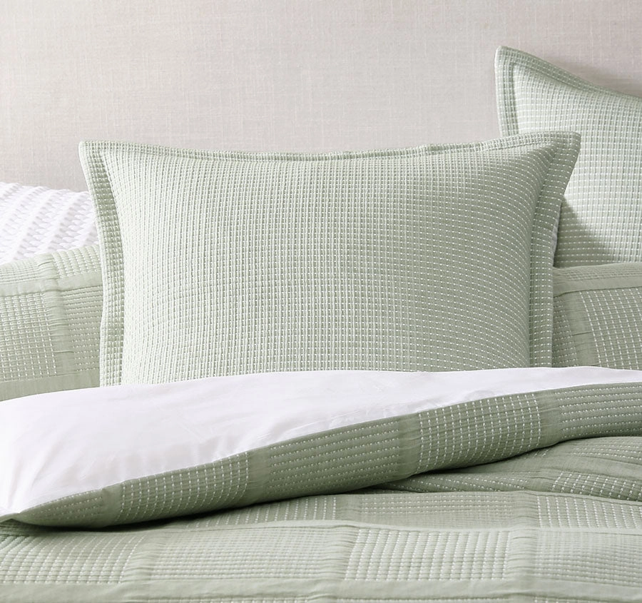 Bradshaw European Pillowcase Green