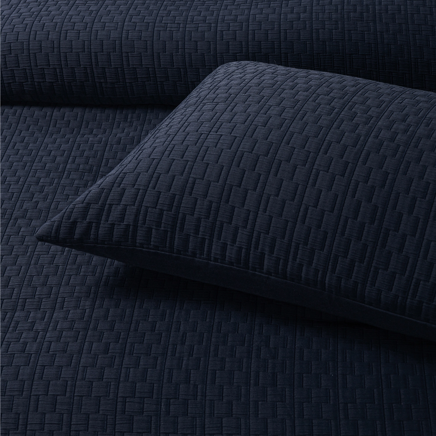 Burleigh Ink Square Cushion by Bianca