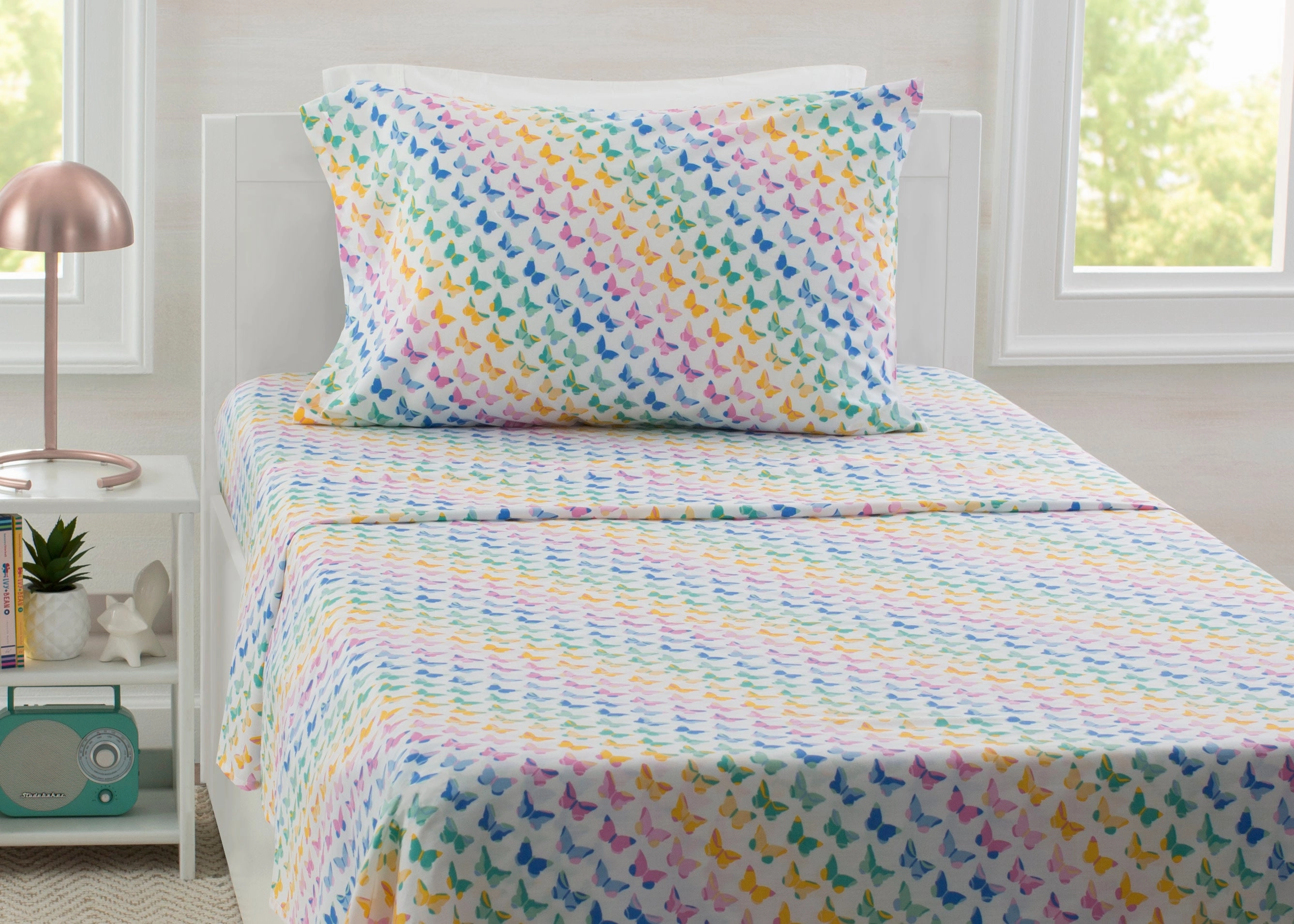 Butterflies 3-Piece Twin Sheet Set