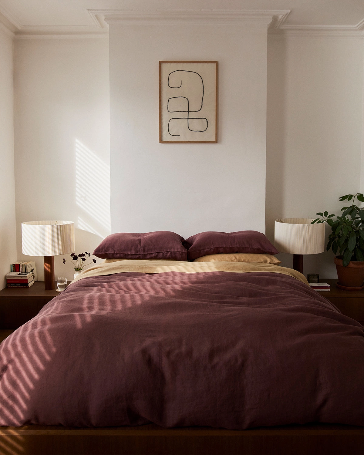 Cacao 100% French Flax Linen King Pillowcases (Set of Two)