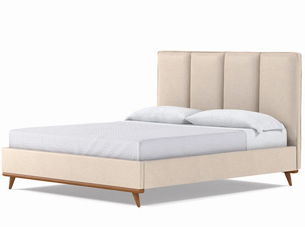 Carter Upholstered Bed VEGAN LEATHER