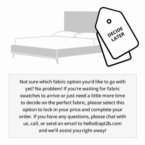 Carter Upholstered Bed VEGAN LEATHER