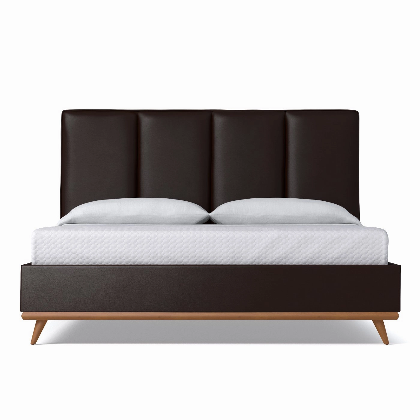 Carter Upholstered Bed VEGAN LEATHER