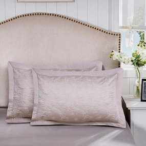 Classical Ornate Twirls & Swirls Pillow Sham Set Neutral