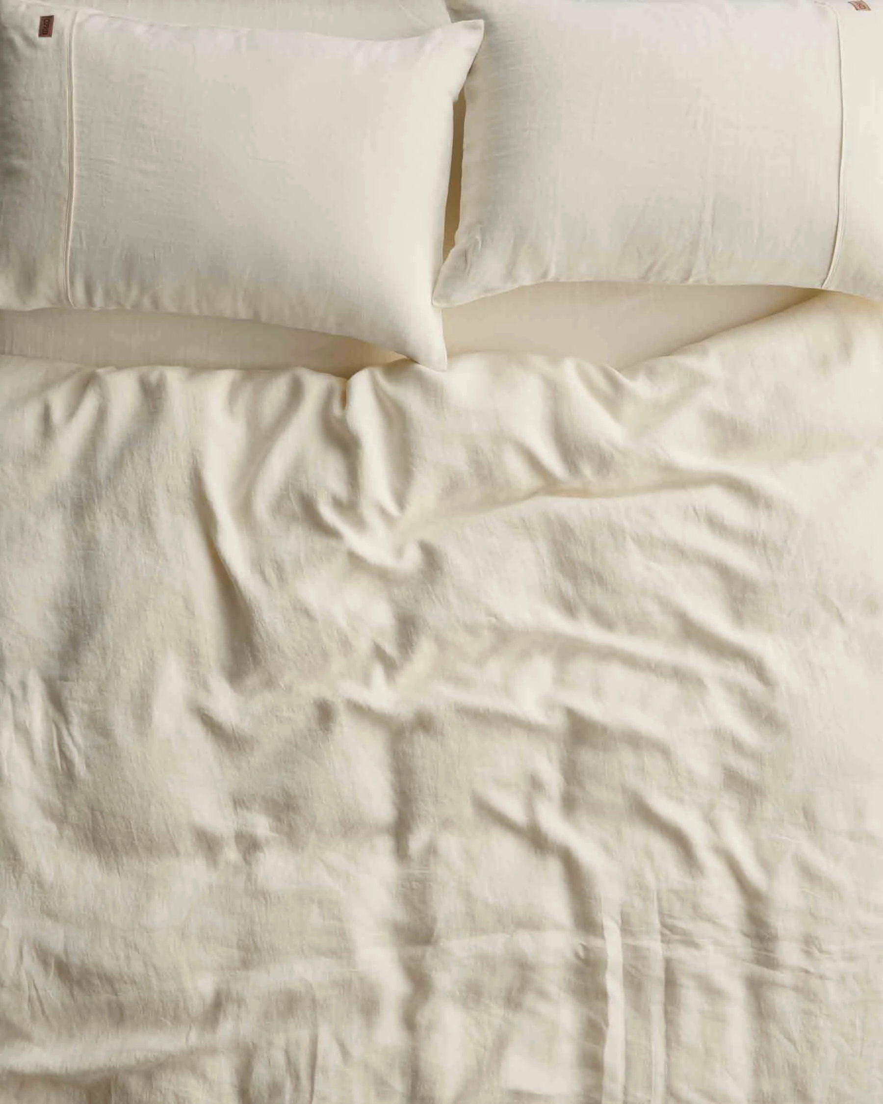 Cloud Dancer Linen Pillowcases