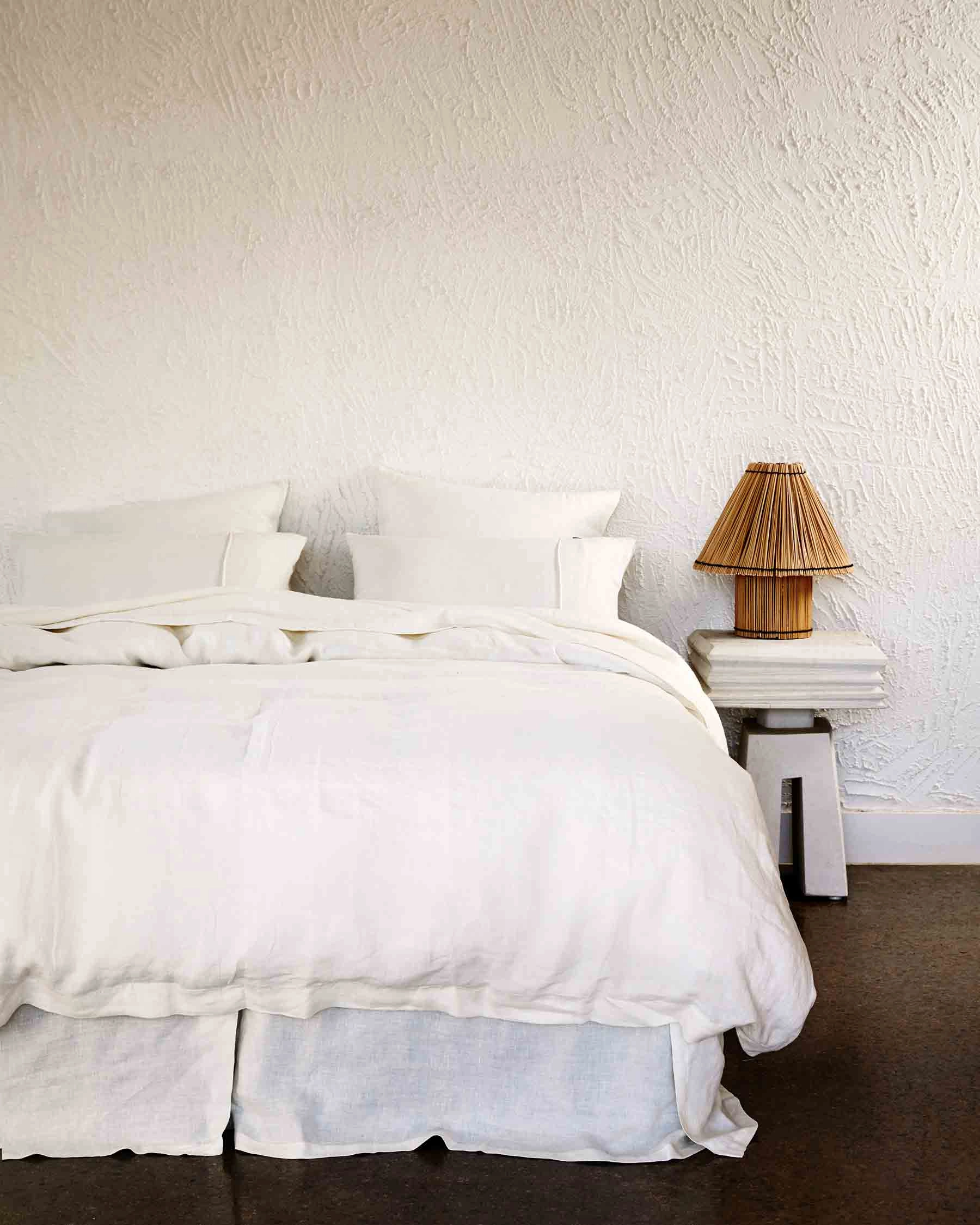 Cloud Dancer Linen Pillowcases