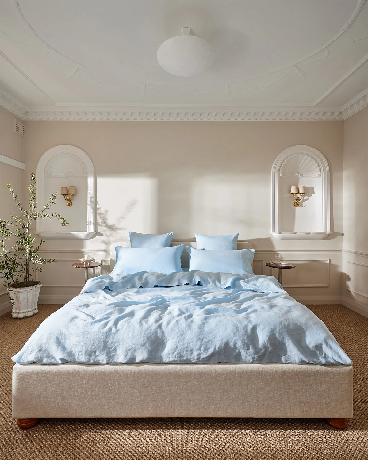 Coast 100% French Flax Linen Flat Sheet