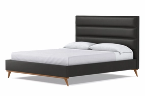 Cooper Upholstered Bed VEGAN LEATHER