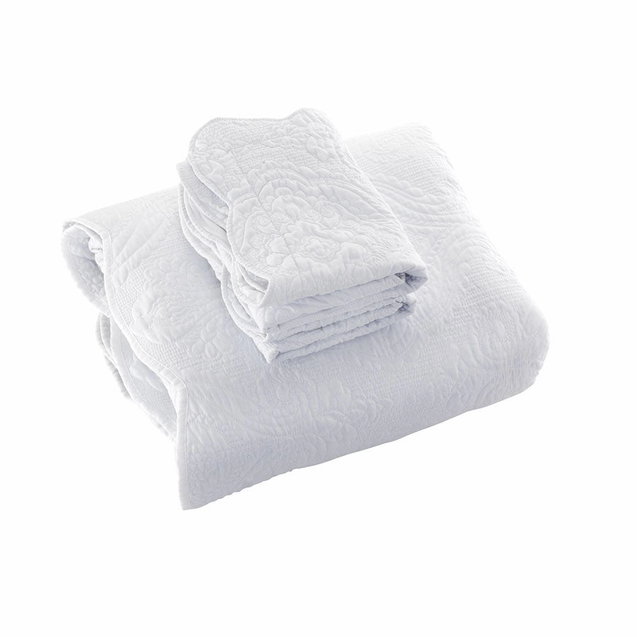 Cordelia White Bedspread Set by Bianca