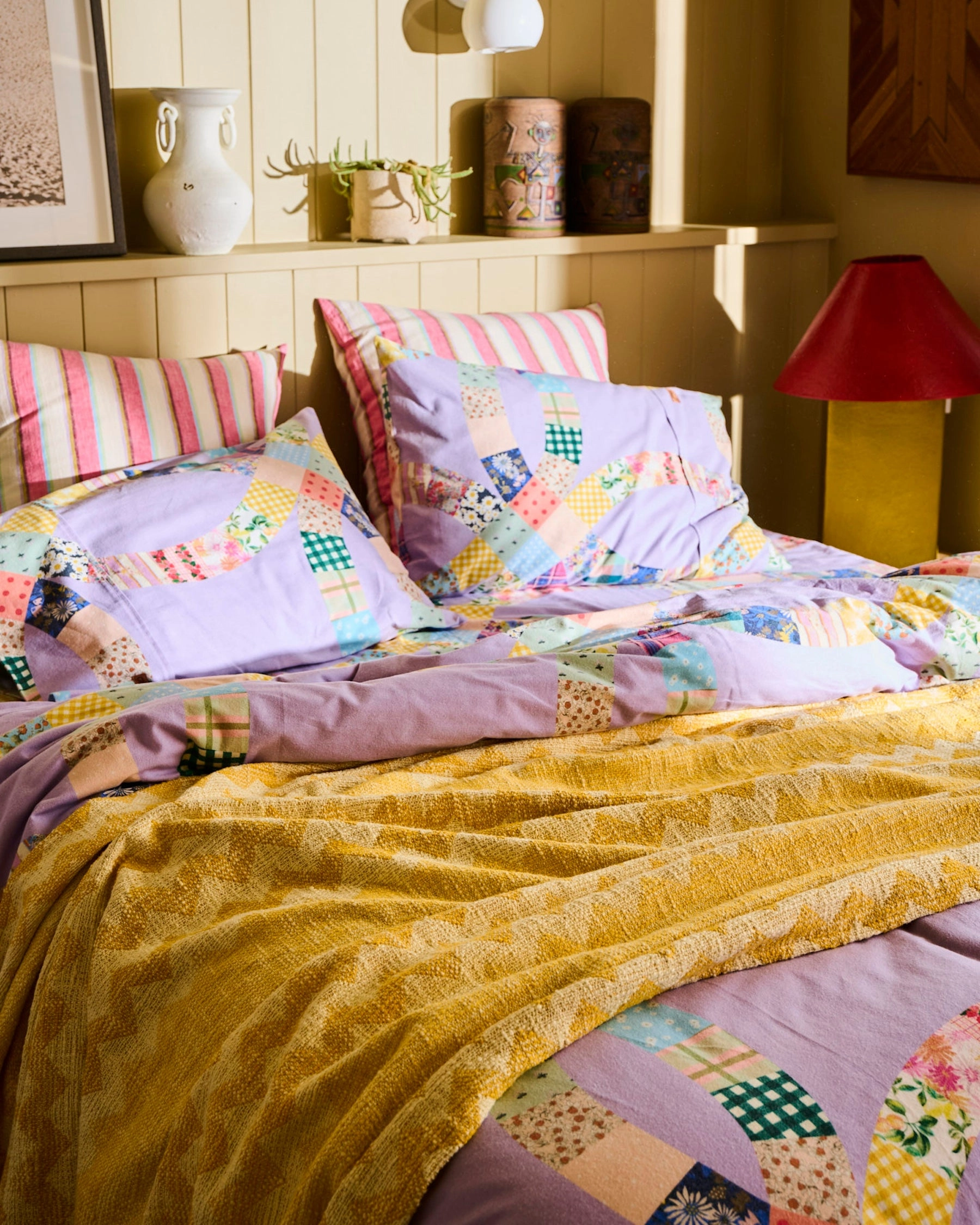 Cosy Cabin Flannelette Flat Sheet