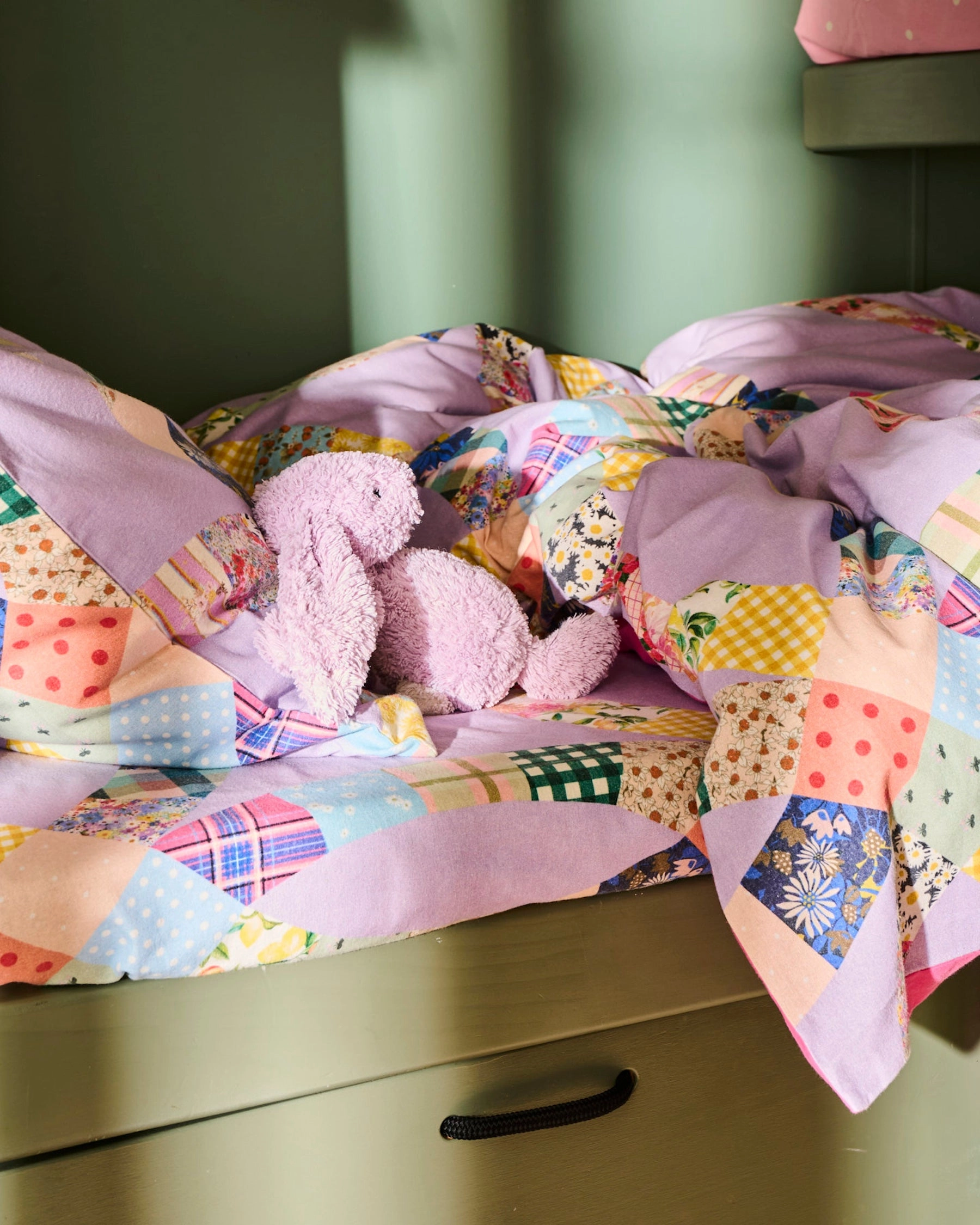 Cosy Cabin Flannelette Flat Sheet