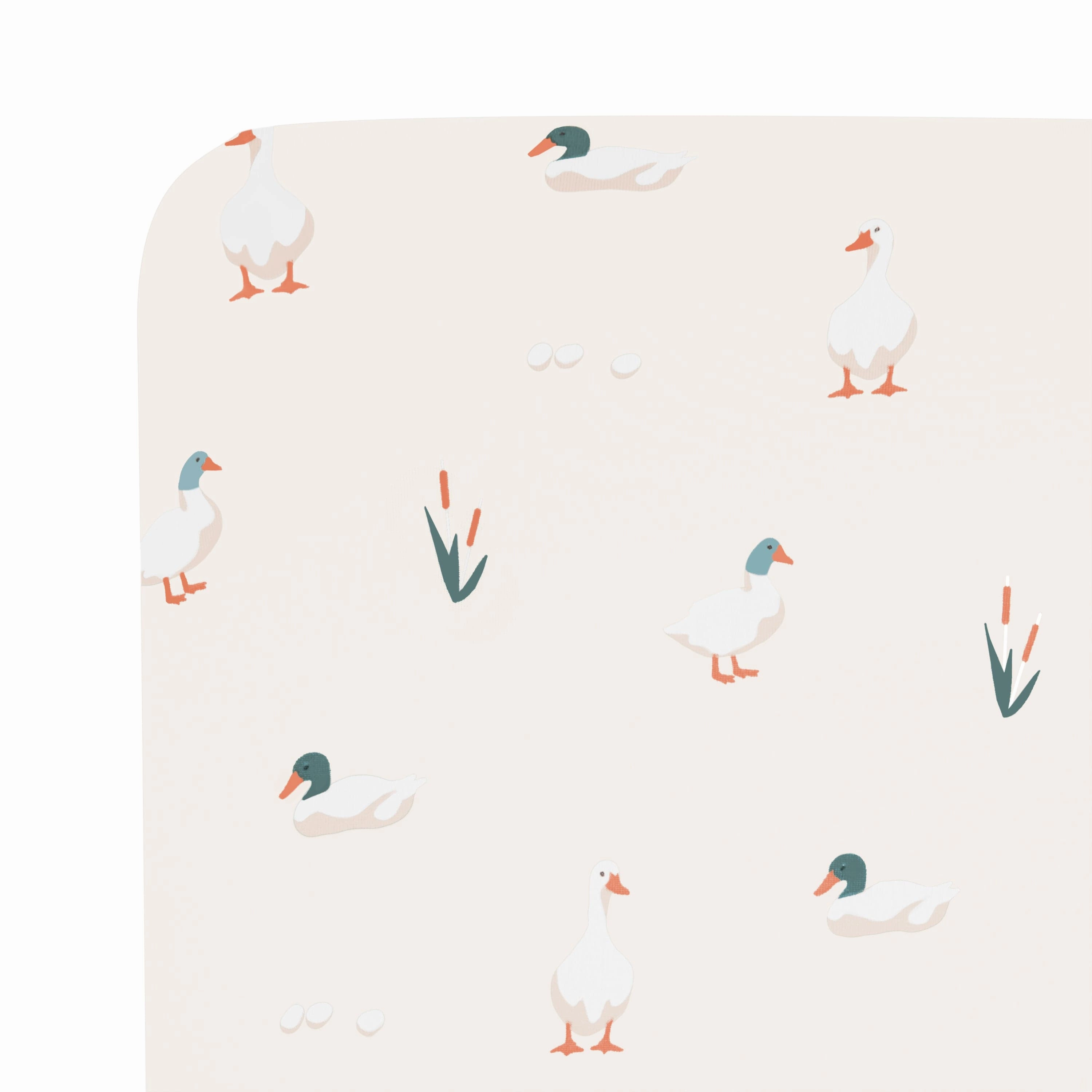 Crib Sheet in Duck
