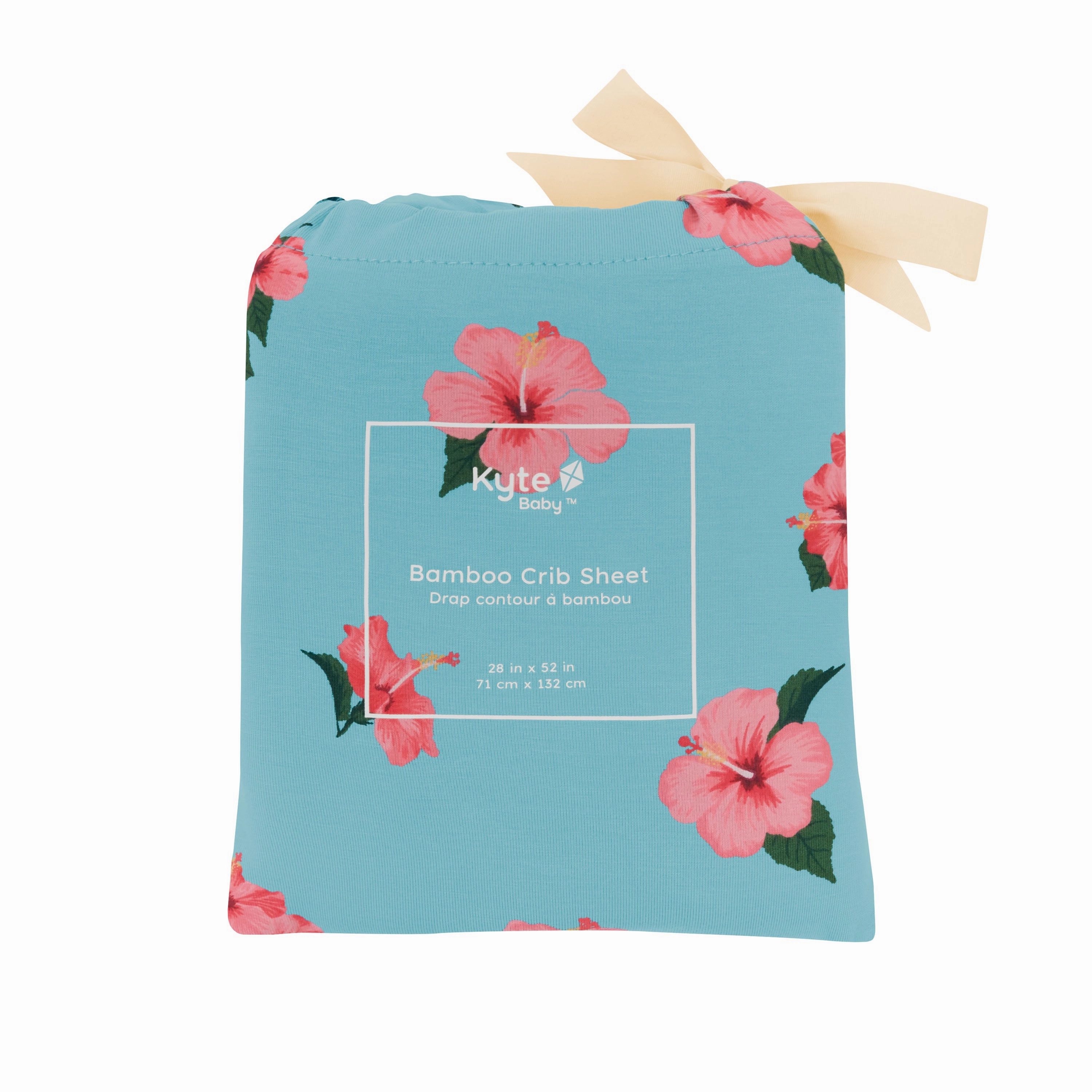 Crib Sheet in Hibiscus