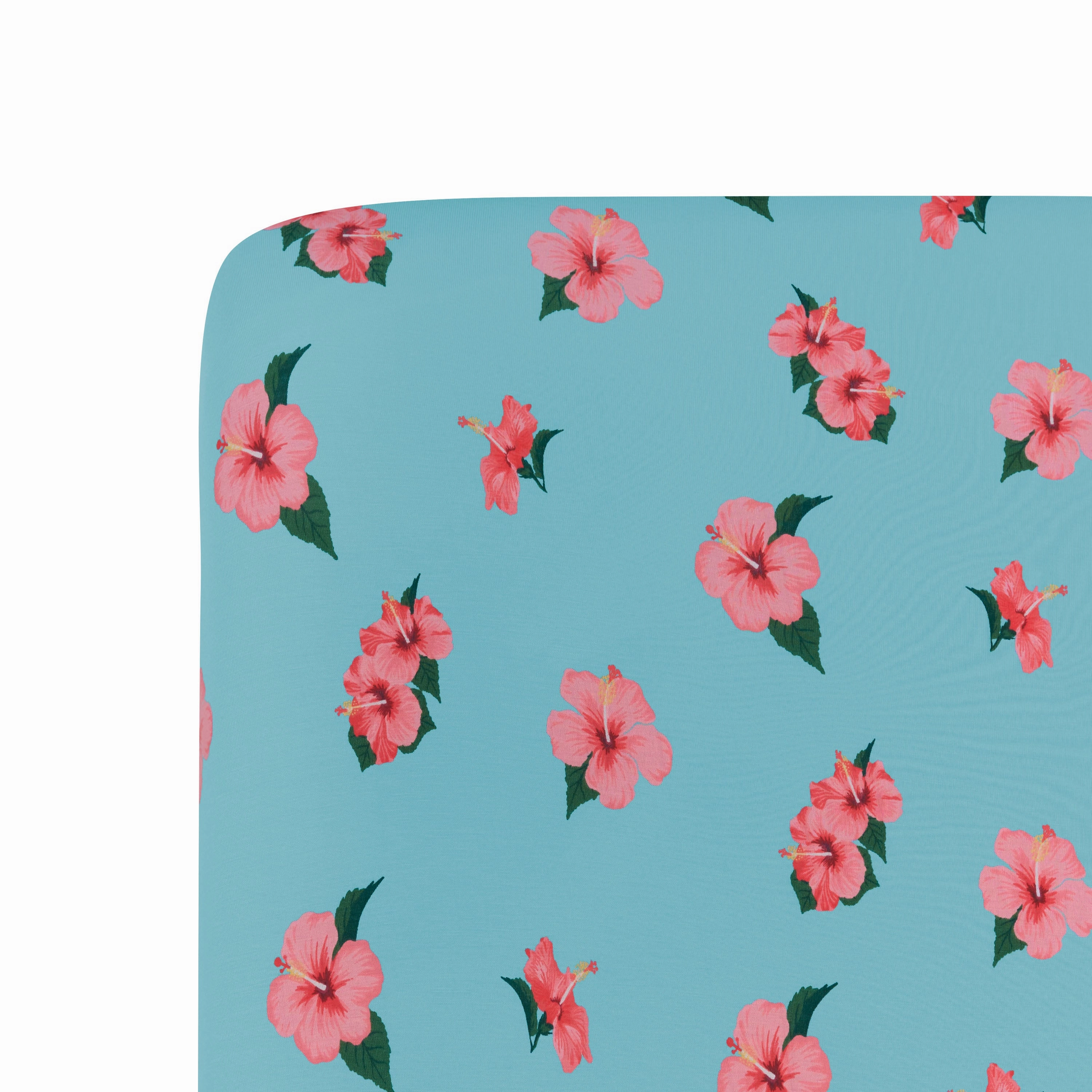 Crib Sheet in Hibiscus