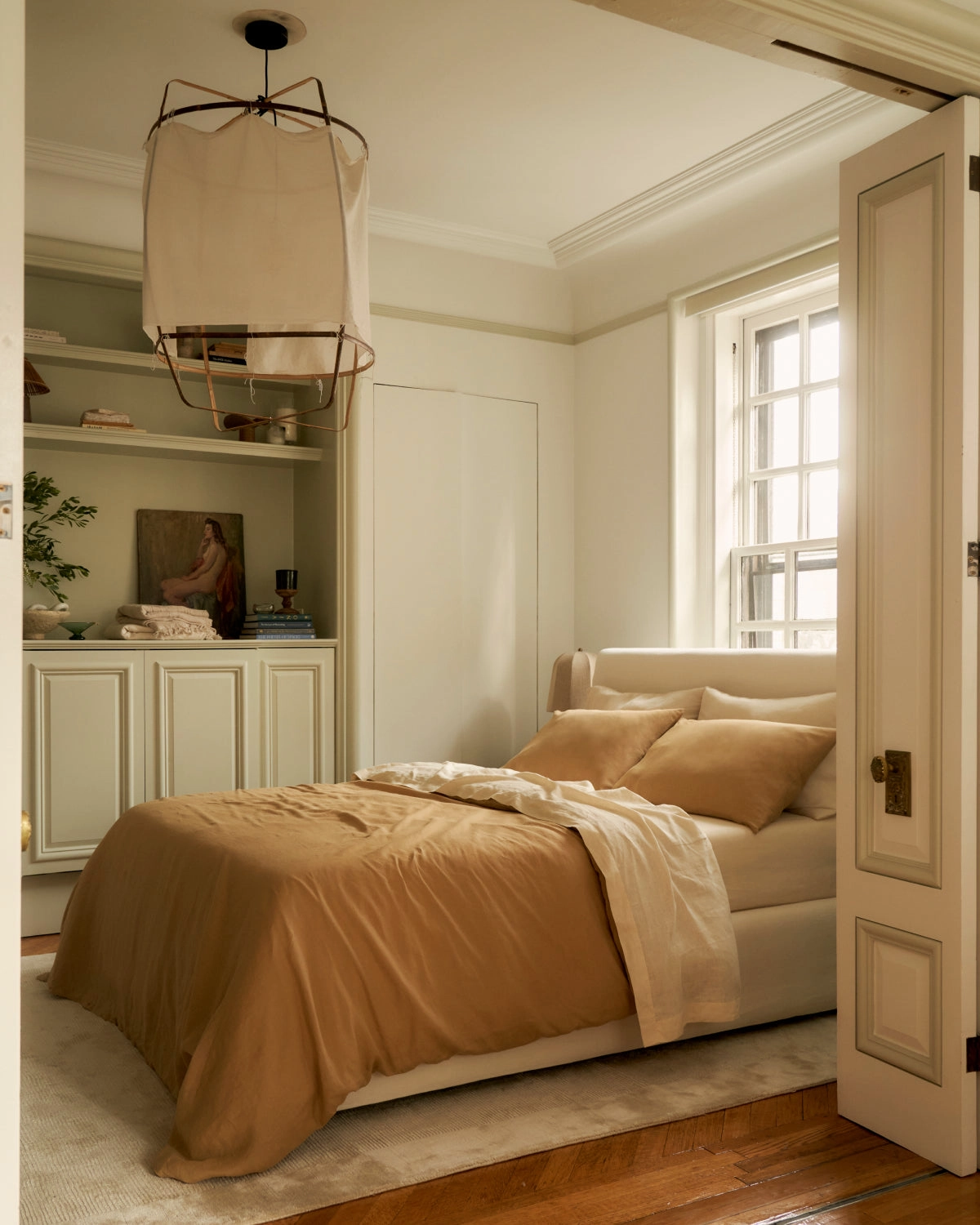 Crème 100% French Flax Linen Fitted Sheet