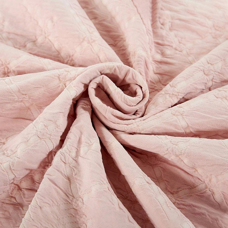 Diamond Jacquard Cotton Blanket
