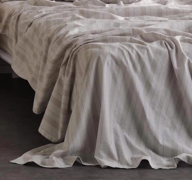 Donald Printed Flannelette Cotton Mega Sheet Set Range Taupe