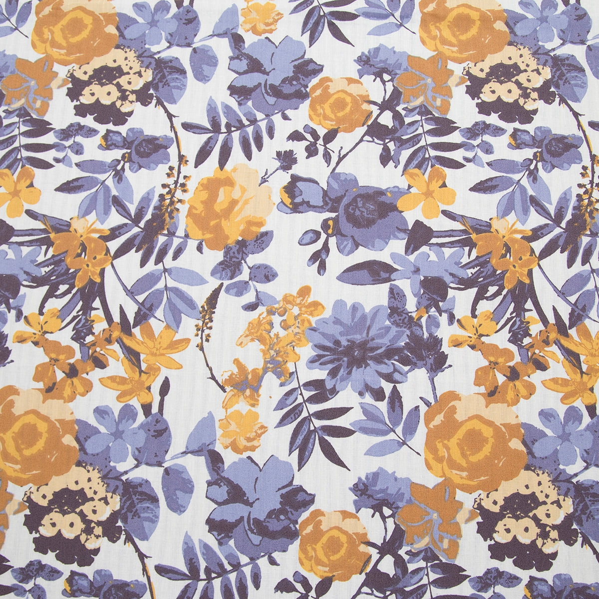 Donatella Alyssa Printed 144 TC 100% Cotton Yellow Bed Sheet