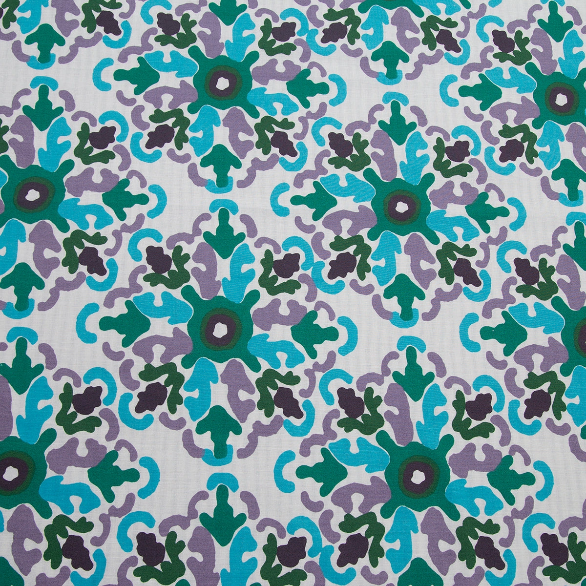 Donatella Cadence Printed 144TC 100% Cotton Blue Bed Sheet with Pillow Case
