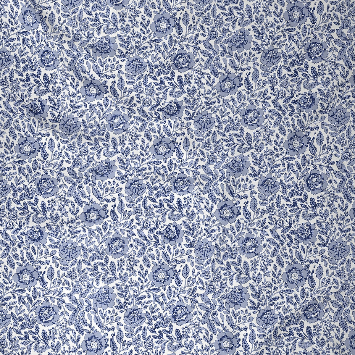 Eclectic Garden Henley 100%Cotton Print Bed Sheet With Pillow Case