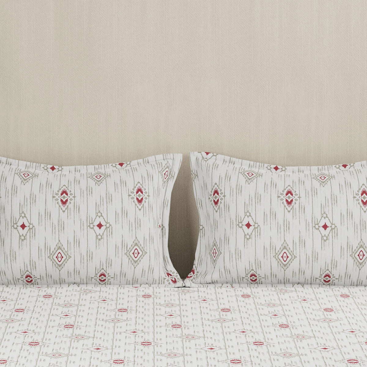 Eclectic Garden Stefani 100%Cotton Print Bed Sheet With Pillow Case