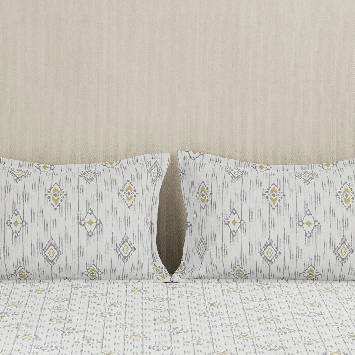 Eclectic Garden Stefani 100%Cotton Print Bed Sheet With Pillow Case
