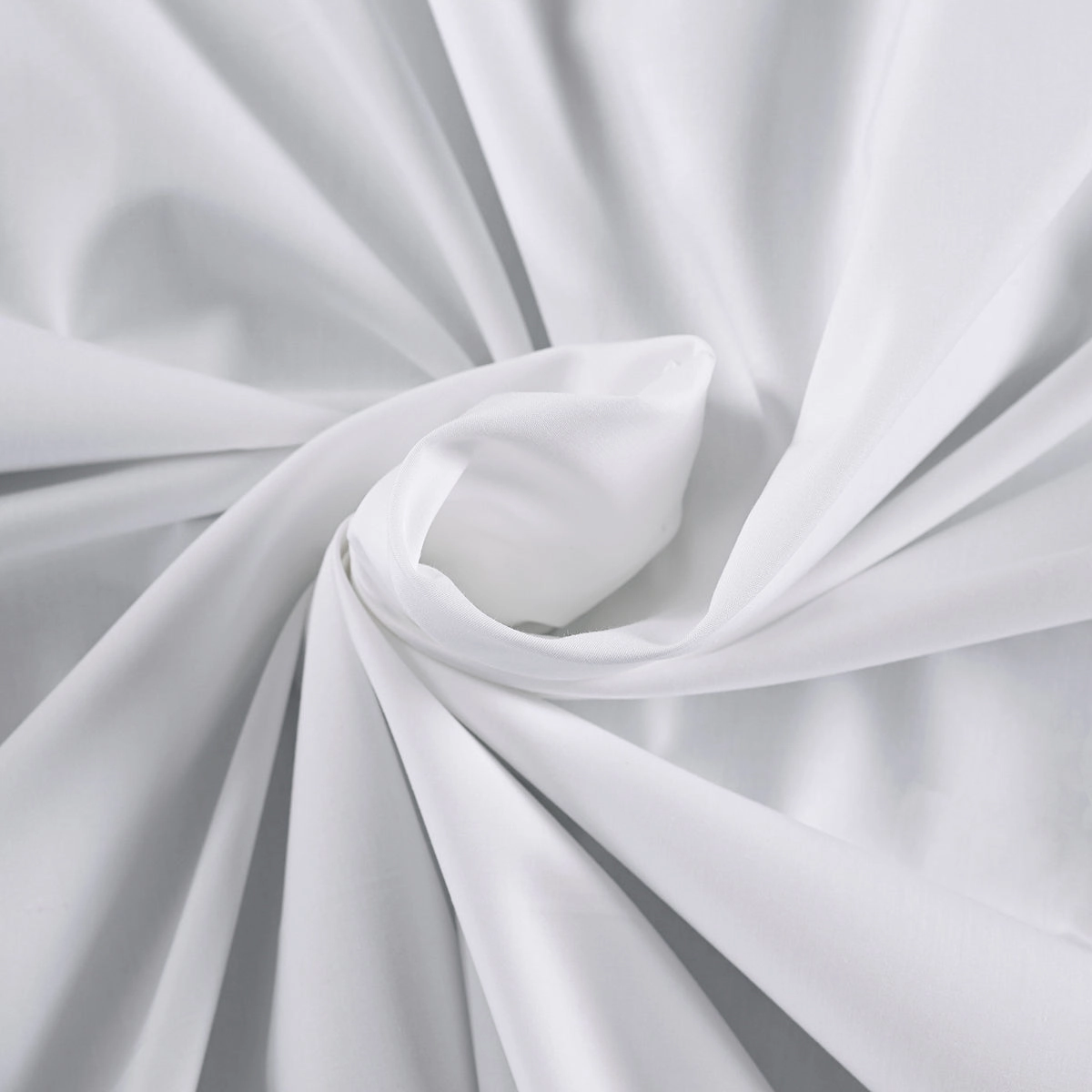 Eden Crisp & Light Weight 100% Cotton Solid White Bed Sheet with Pillow Case
