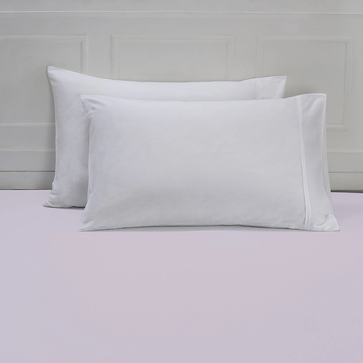 Eden Crisp & Light Weight 100% Cotton Solid White Fitted Sheet