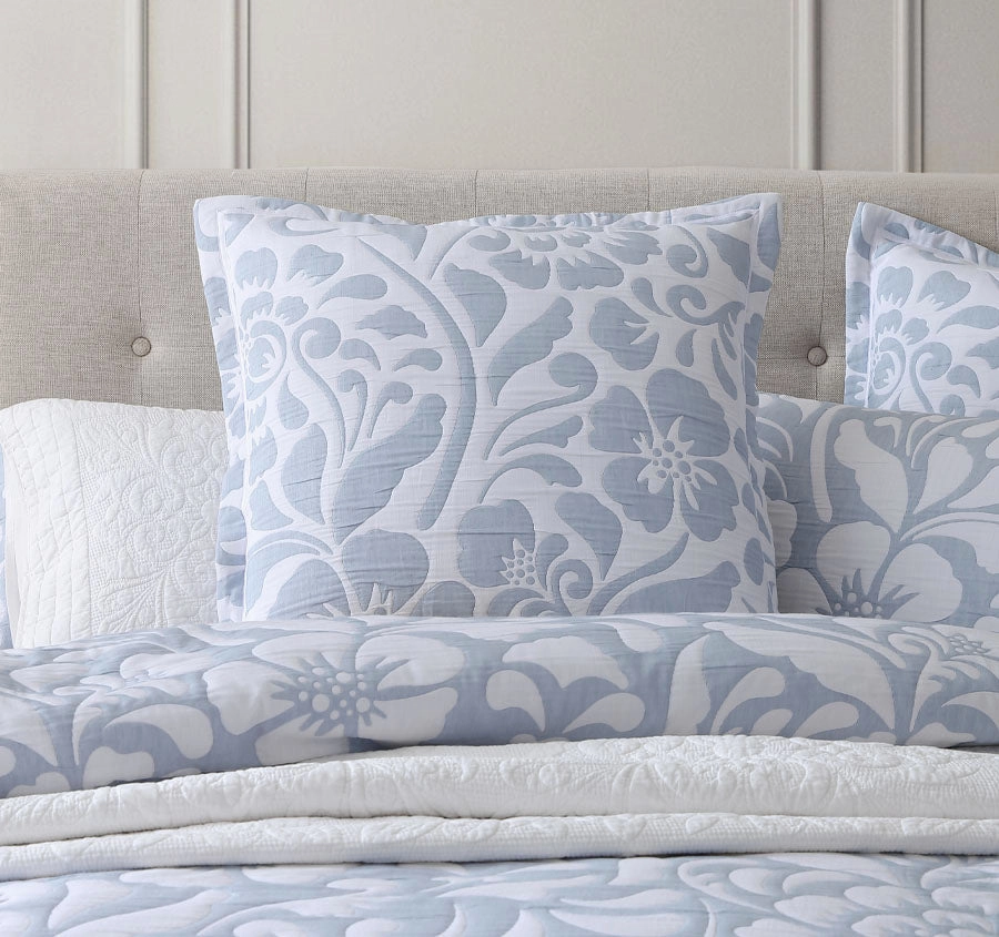 Eleanor European Pillowcase Sky