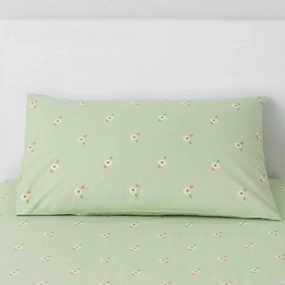 Elia Pale Lime Fitted Sheet Set by Sheridan
