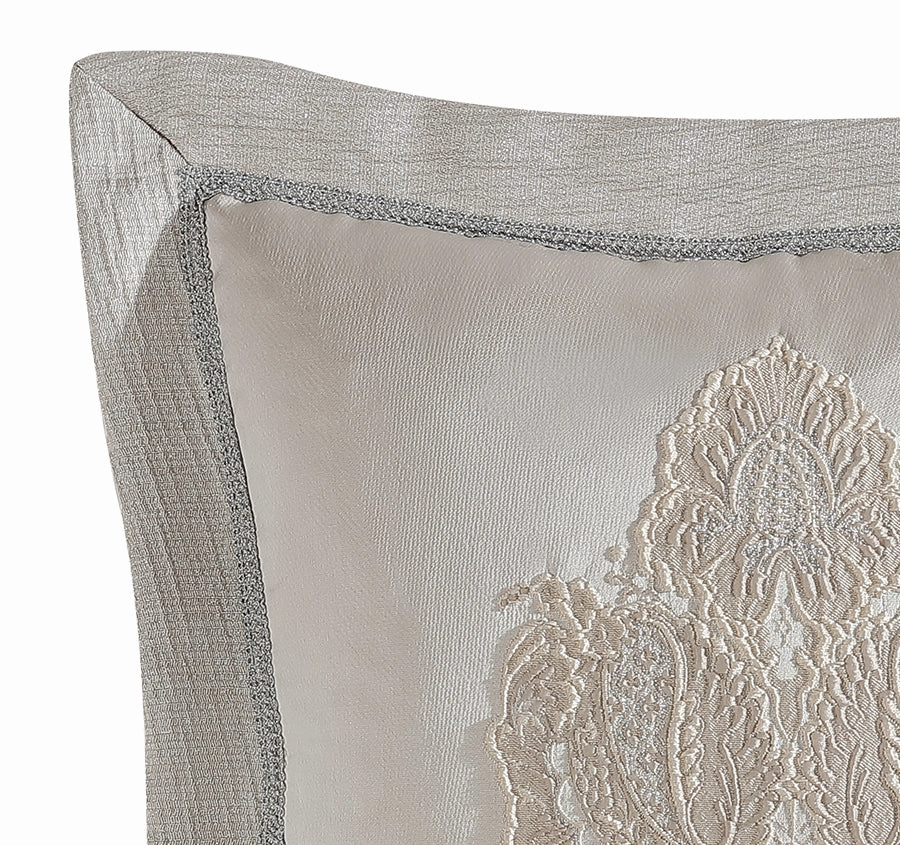 Emerson 45x45cm Filled Cushion Ivory