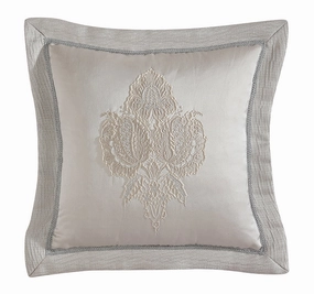 Emerson 45x45cm Filled Cushion Ivory
