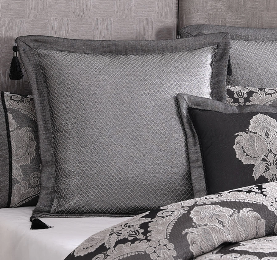 Emerson European Pillowcase Granite