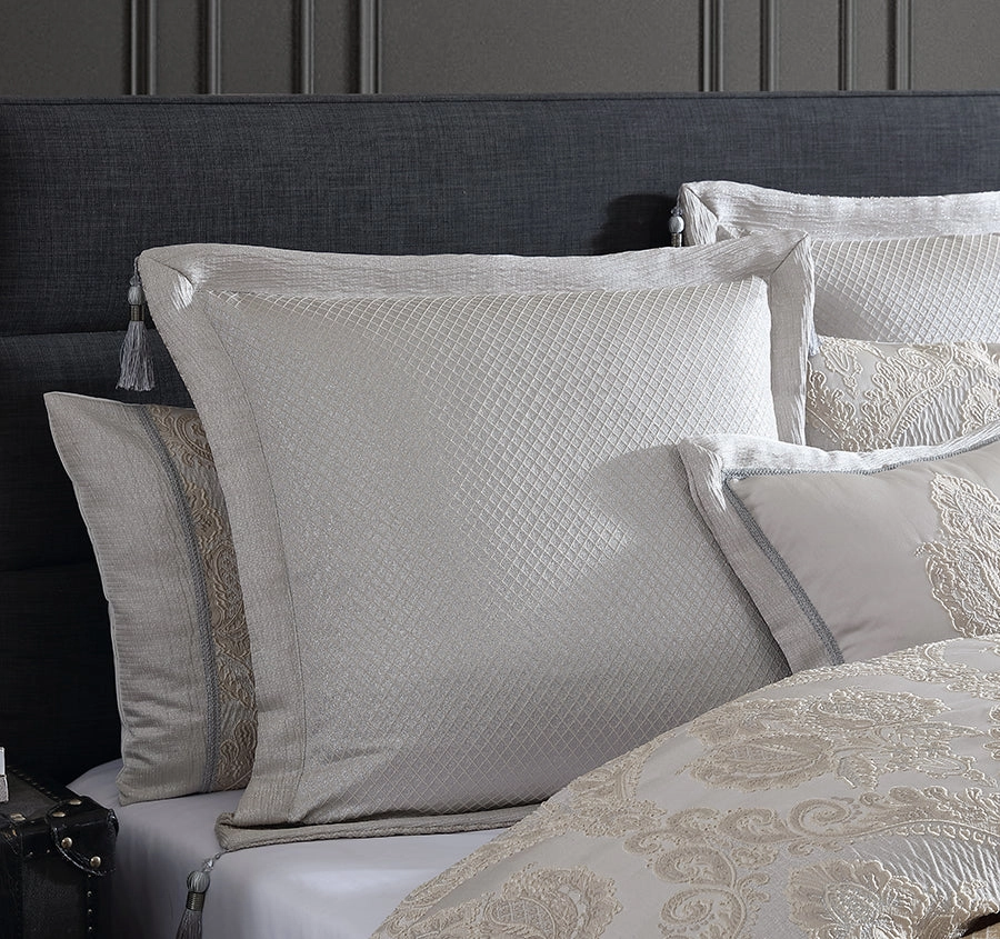 Emerson European Pillowcase Ivory