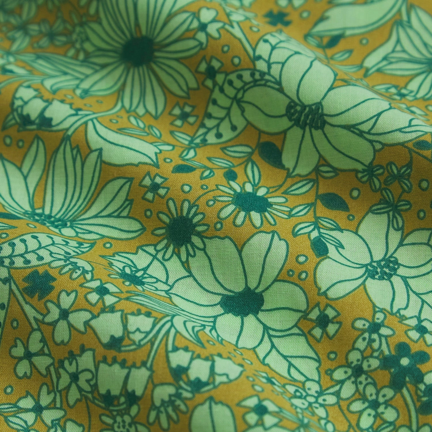 Evette Cotton Sheets - Olive