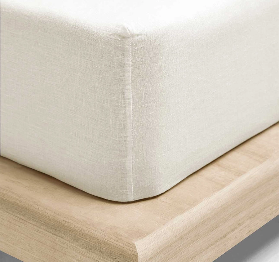 Evie Organic Cotton Sheet Set Range White