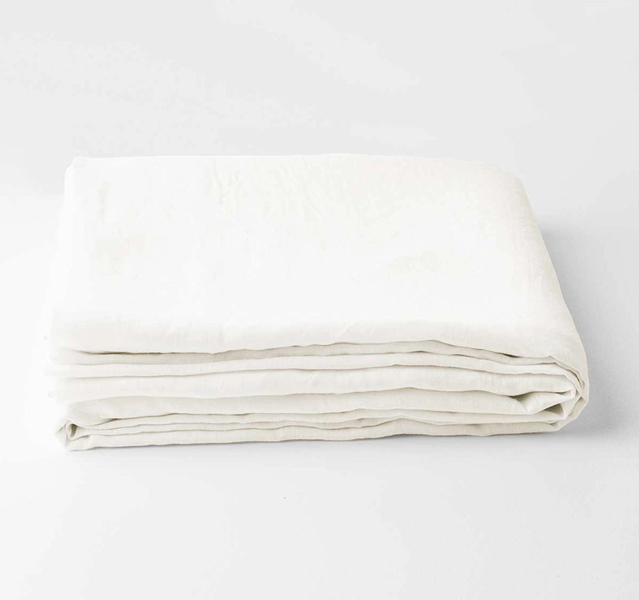 Evie Organic Cotton Sheet Set Range White