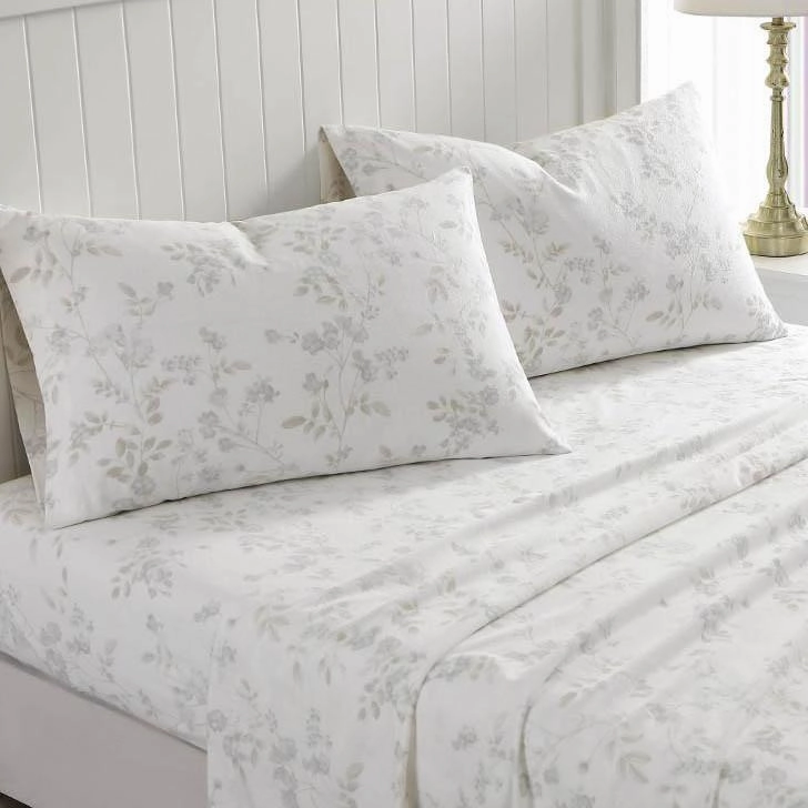 Fawna Flannelette Sheet Set by Laura Ashley