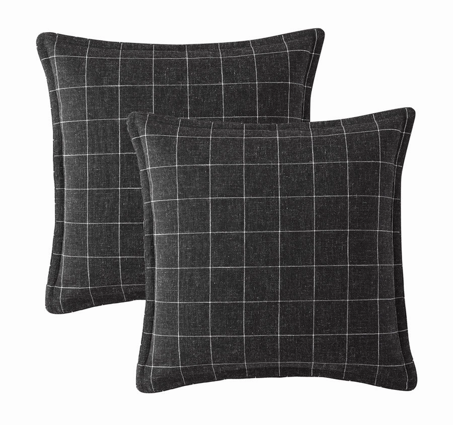 Fitzgerald European Pillowcase Coal