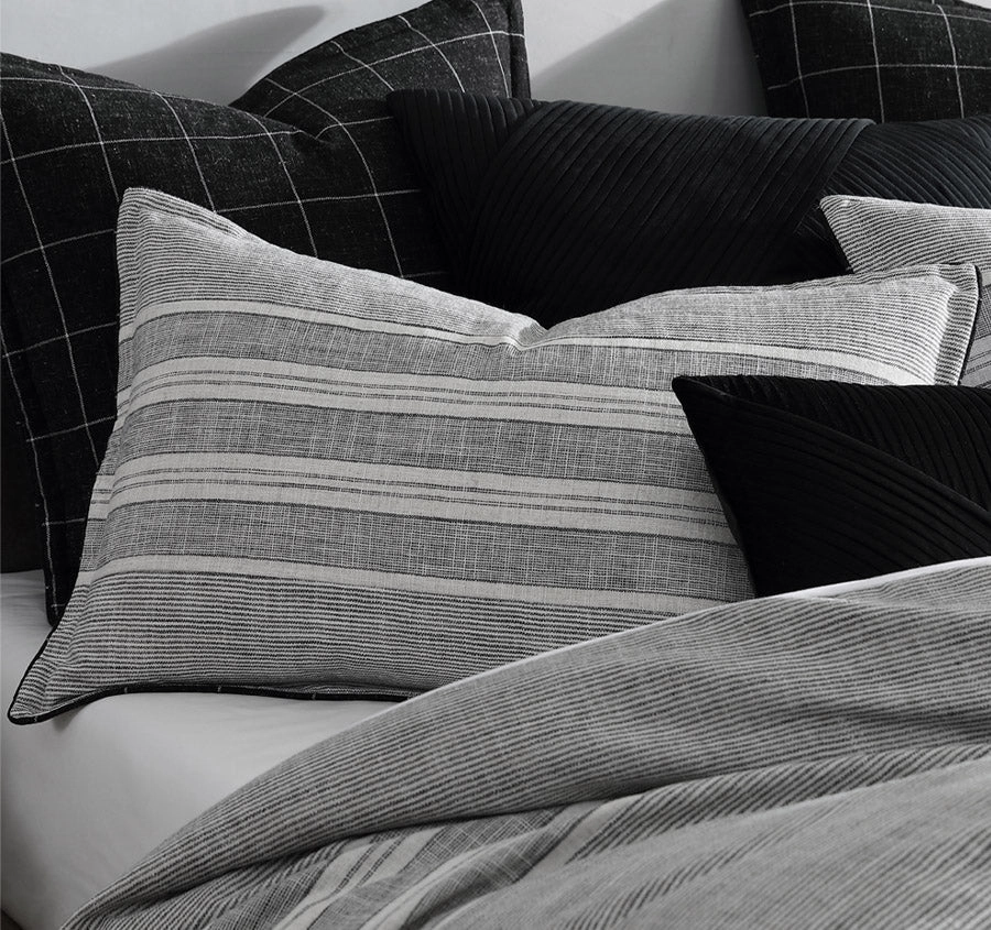 Fitzgerald European Pillowcase Coal
