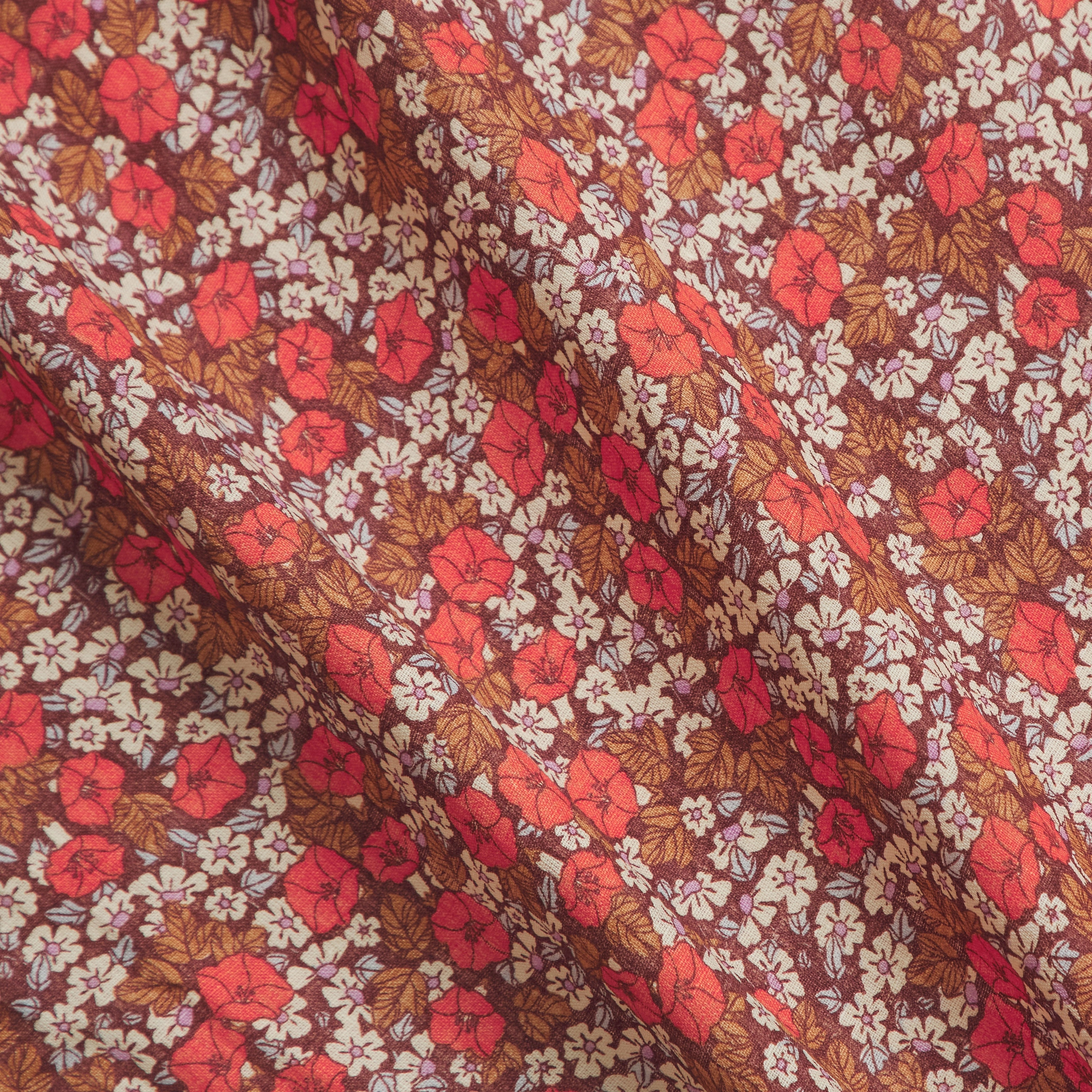 Florentine Linen Fitted Sheet - Cherry